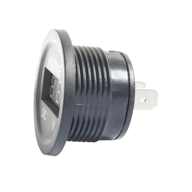 Измеритель напряжения с круглым цифровым дисплеем, вольтметр, модификация измерения, детали для мониторинга автомобилей/мотоциклов