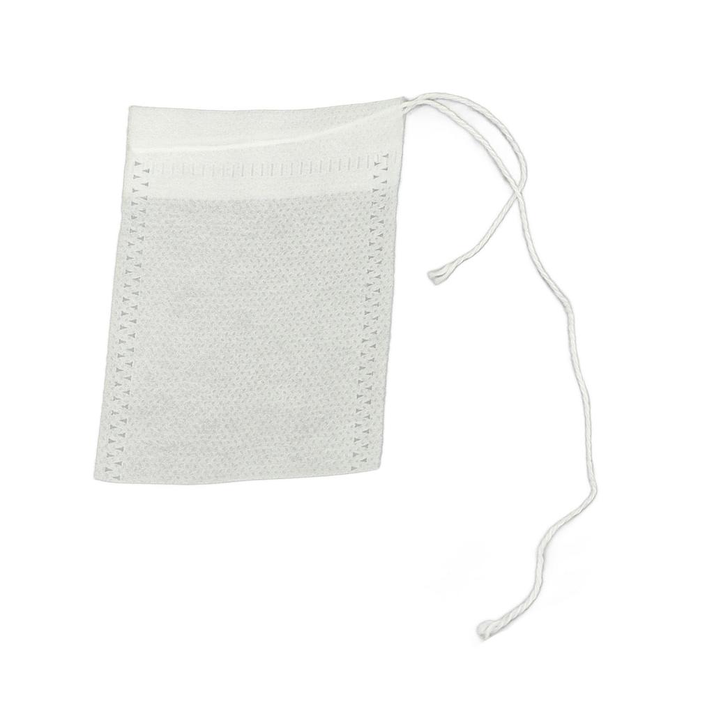 500 шт. чайных фильтров-пакетов с завязкой из нетканого материала для заваривания чая для листового чая