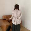 Autumn and winter new fashion deep V-neck pressed rubber down cotton clothes vest women's short belt cotton vest