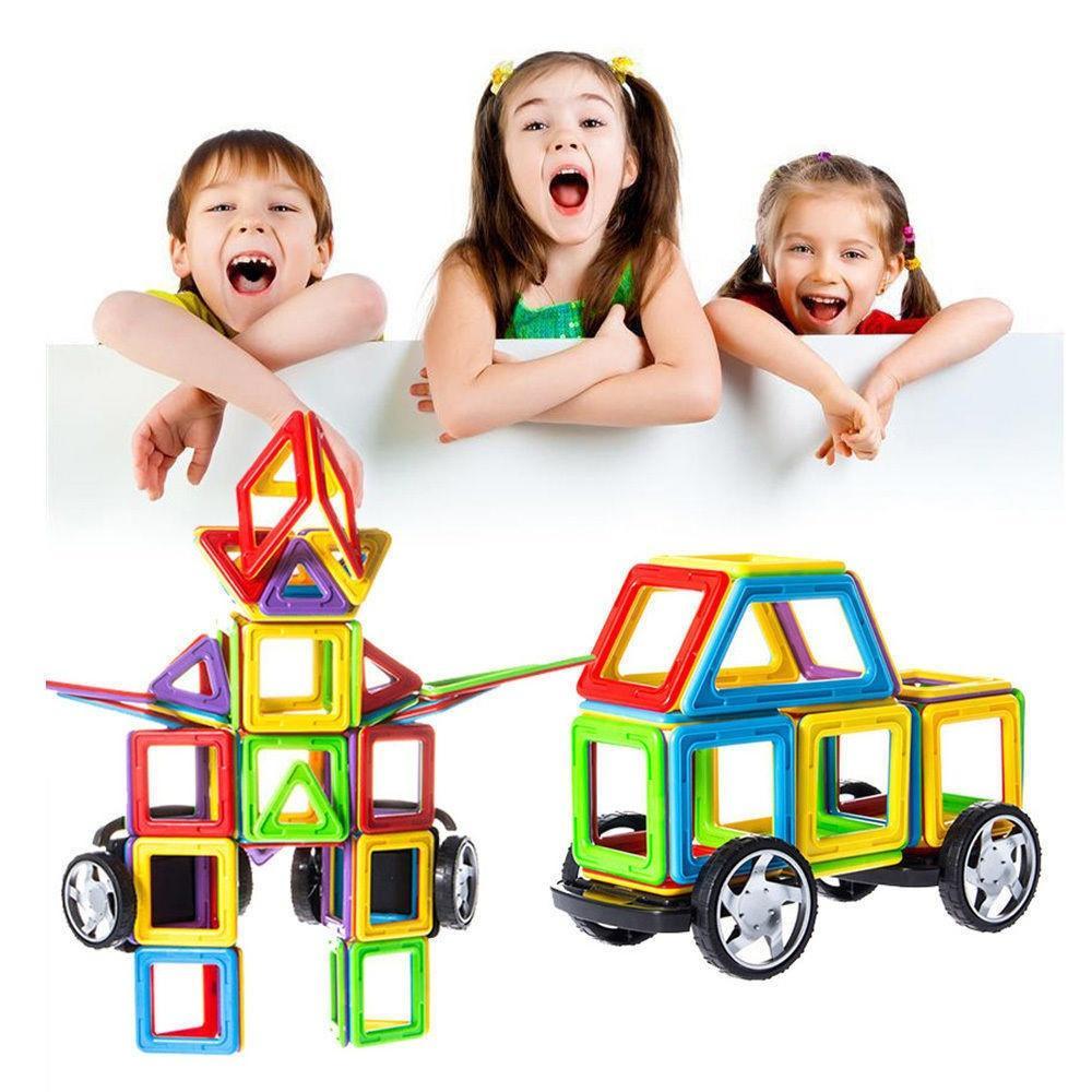 76 PCS Magician Magnetic Building Sets Educational Toys Boys Girls Toy