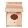 Wooden Bird House Outside Outdoor with Standing Pole for Breeding Pendant Decoration