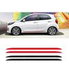 Для KIA Picanto Morning из углеродного волокна, спортивная боковая юбка в полоску, Стайлинг автомобиля, декор кузова, наклейка, автоаксессуары, винил