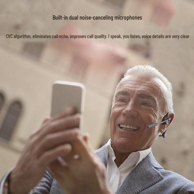 Эксклюзивные Bluetooth-наушники с открытым дизайном, костной проводимостью и двойным микрофоном с шумоподавлением CVC