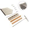 17 Keys Kalimba DIY Replacement Parts with Keys Bridge Tuning Hammer Accessories