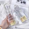 Прочный прозрачный пластиковый стакан для воды 400 мл/1 л, простой спортивный стакан для студентов, большая емкость, портативный стакан с текстом