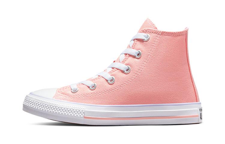Converse Chuck Taylor All Star Abrasion Resistant High top Kids' Analysis Sheet Pink Children Aged 3 7 Years Old A01738C