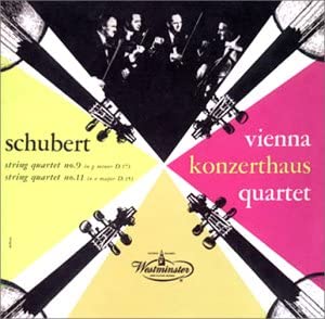 CD ВЕНСКИЙ КОНЦЕРТХАУС КВАРТЕТ; ШУБЕРТ - Schubert: Полный струнный квартет 4 MVCW19036 Westminster 1996 Япония ОбиКлассика Б/У