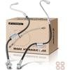 A-Premium Front Side Brake Hydraulic Hose Compatible with Chevy, GMC and Oldsmobile Models - Blazer Jimmy 2000-2005, S10 Sonoma 2000-2004, Bravada
