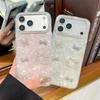 3D лазерный чехол с узором ракушки и кошкой для iPhone 14/13/Pro Max