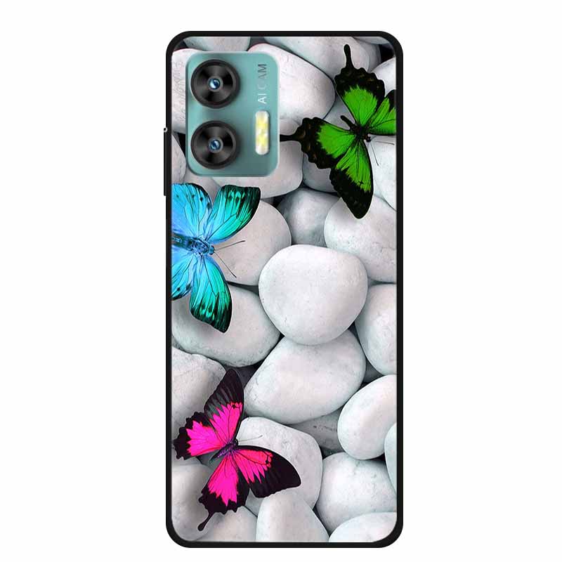 Для Oukitel C36 C35 Чехол Роскошный ТПУ Мягкий Силикон Чехлы для Телефона Задняя Крышка для Oukitel C35 OukitelC36 Ударопрочный Цветы Fundas