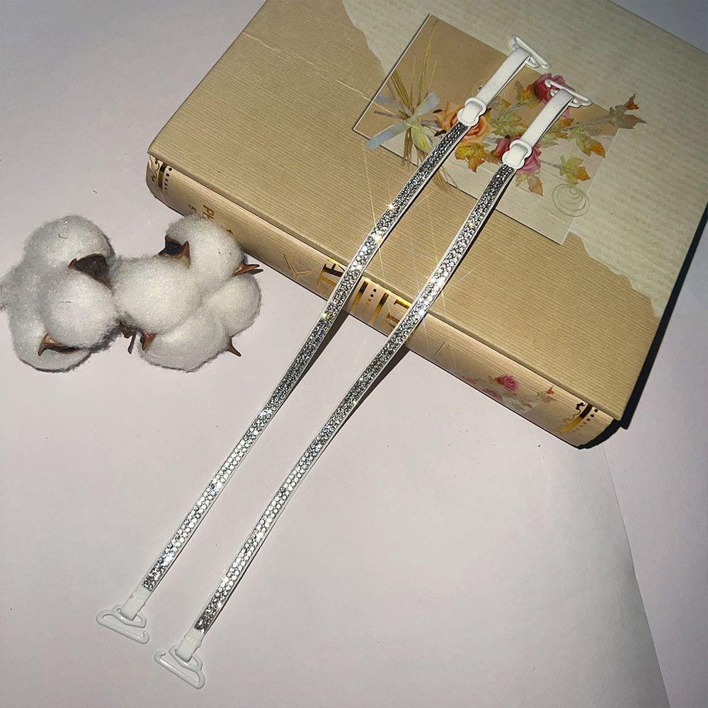 1 пара Противоскользящая Лямка для Нижнего Белья Регулируемые Плечевые Ремешки для Нижнего Белья Свадебное Вечернее Платье