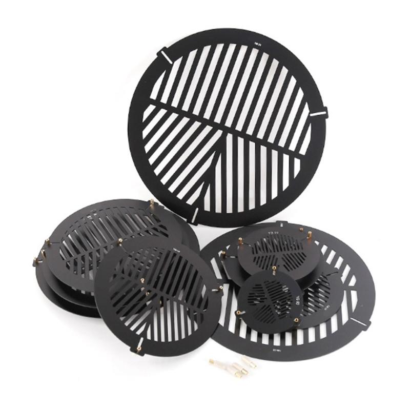 Ergonomic Bahtinov Mask Quickly Installation Fishbones Plate Aluminum Alloys Telescopes Bahtinov Focusing Mask