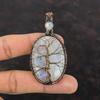 Tree Of Life Rainbow Moonstone Pendant Copper Wire Wrapped Pendant Handmade Pendant Gemstone Pendant For Gift Copper Wire Wrapped Jewelry