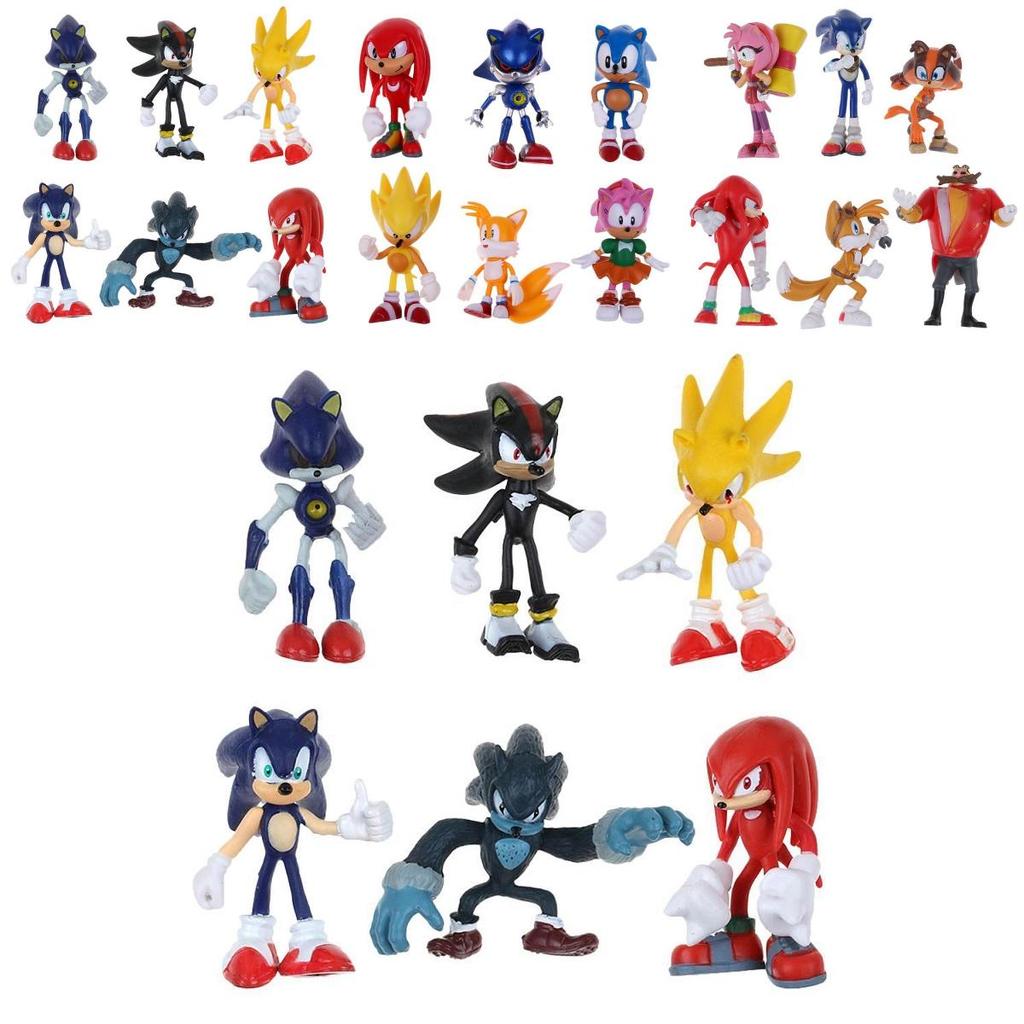 High-quality Sonic The Hedgehog Game Action Figures Perfect Gift For Kids And Collectors
