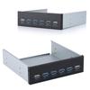 19-контактный разъем для 4 * USB3.0 + 2 * USB2.0 6 Интерфейсный USB-концентратор с металлической передней панелью