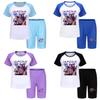 Kpop Demon Hunters Children Summer Shorts And T Shirt Set With Cotton Fabric For Active Kids