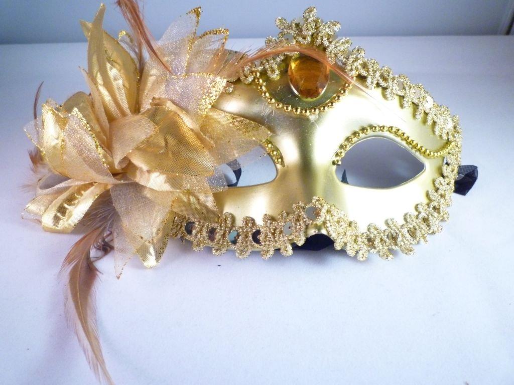 Маска в венецианском стиле золото серебро 121 &