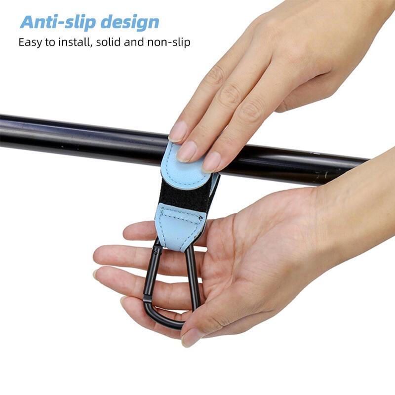 FONKEN Детская сумка из искусственной кожи, крючок для коляски, вращающийся на 360 градусов, вращающийся органайзер для тележки, крючок для коляски, аксессуары для колясок