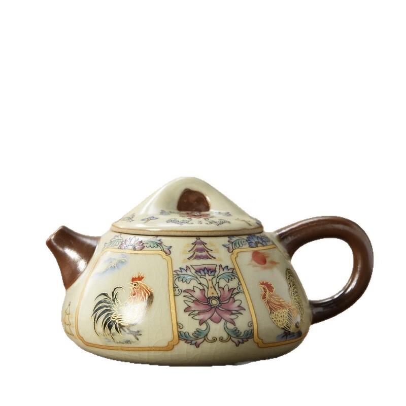 Дэху Сингуан Керамический чайник для гунфу в стиле печи Жу