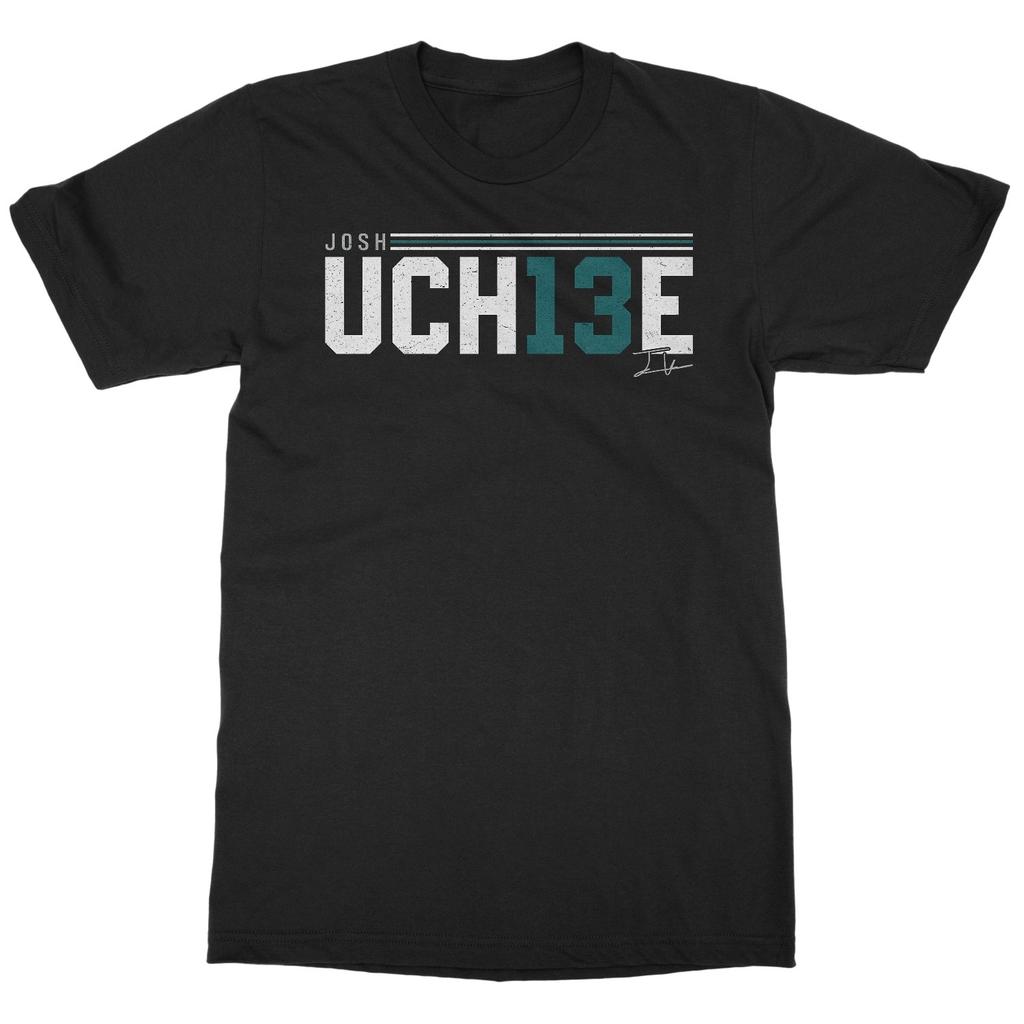 Uche 13 Поддержка Ретро Буквы - Футболные Фанаты Филадельфии Унисекс Футболка