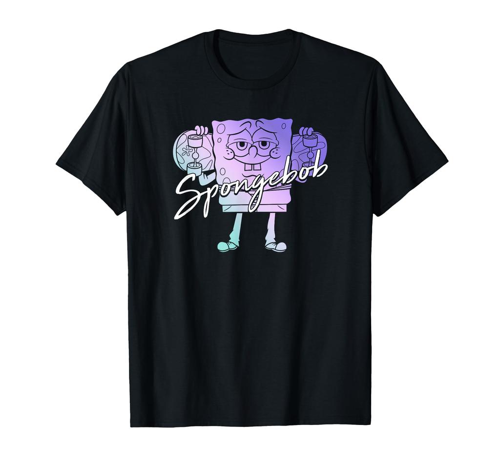 Spongebob Squarepants Neon Cool Skater Sponge T-Shirt