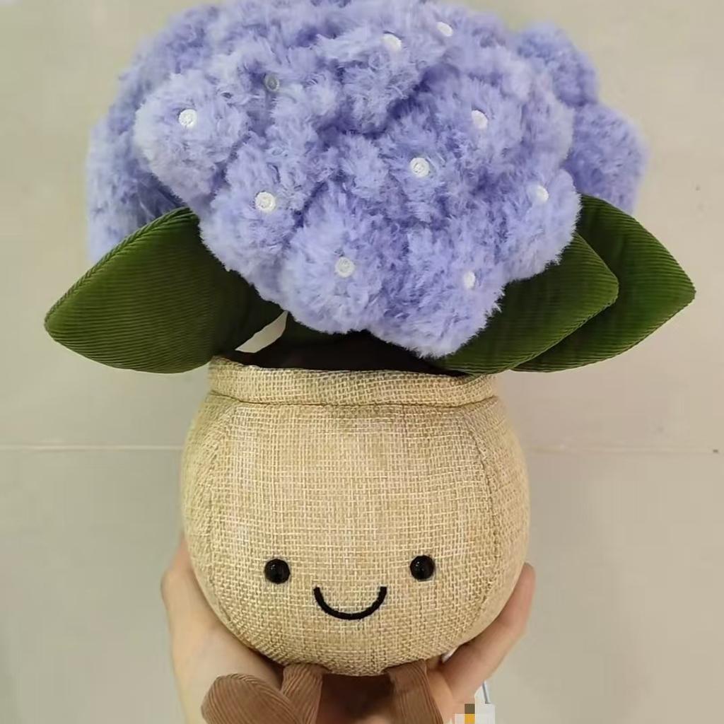 Jc same hydrangea potted plant home decoration ornament simulation gift with jca label desk decoration living room decoration
