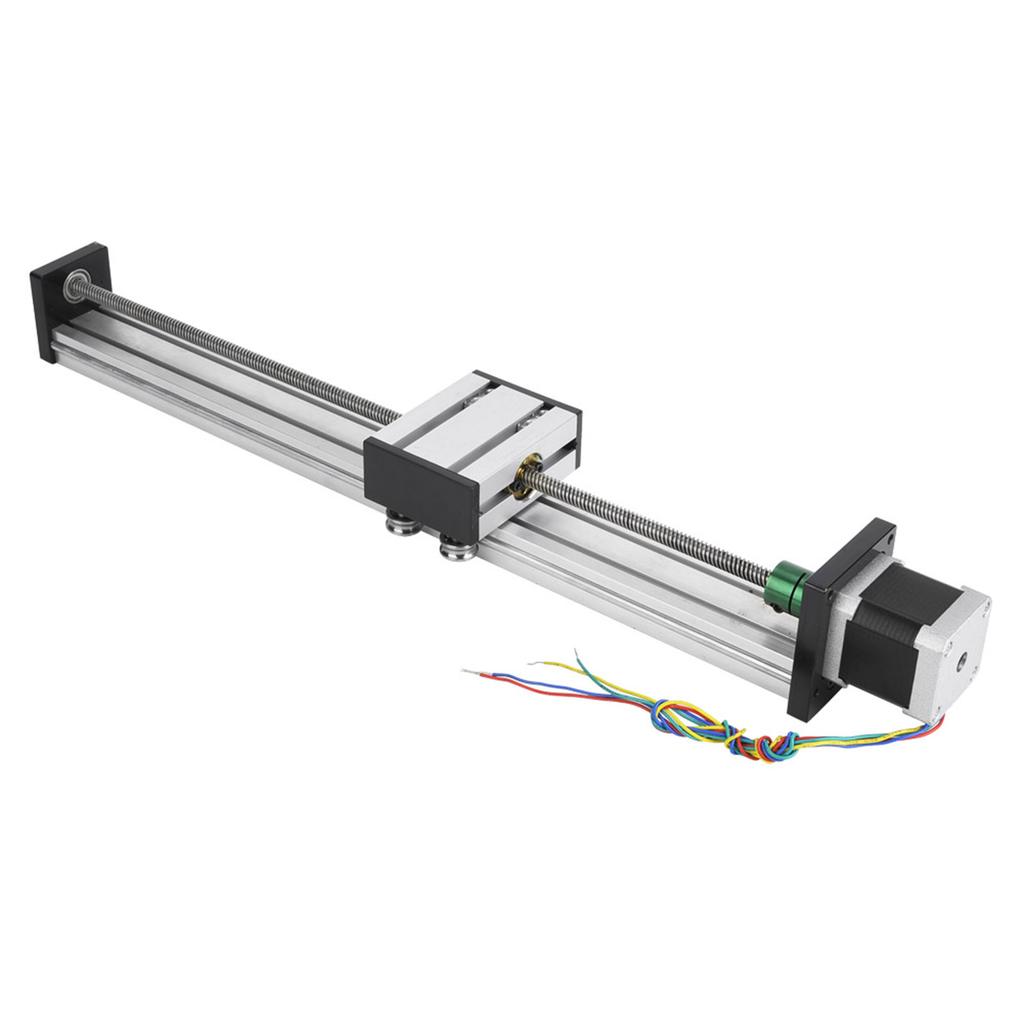 0808 Ball Screw Long Stage Actuator Guide Rail   Nema17 42 Stepper Motor (300mm Stroke)