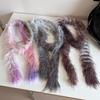 Harajuku Narrow Long Scarf Subculture Choker Streamer Trendy Y2K Faux Fur Scarf Women