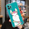 Мультяшный чехол с ламой для iPhone 15 14 11 12 13 Mini Pro XS Max Чехол 6 7 8 Plus X XR SE 2020 Funda Shell