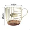 Держатель для кофейных капсул Контейнер-органайзер Железная чашка Современная корзина для дома