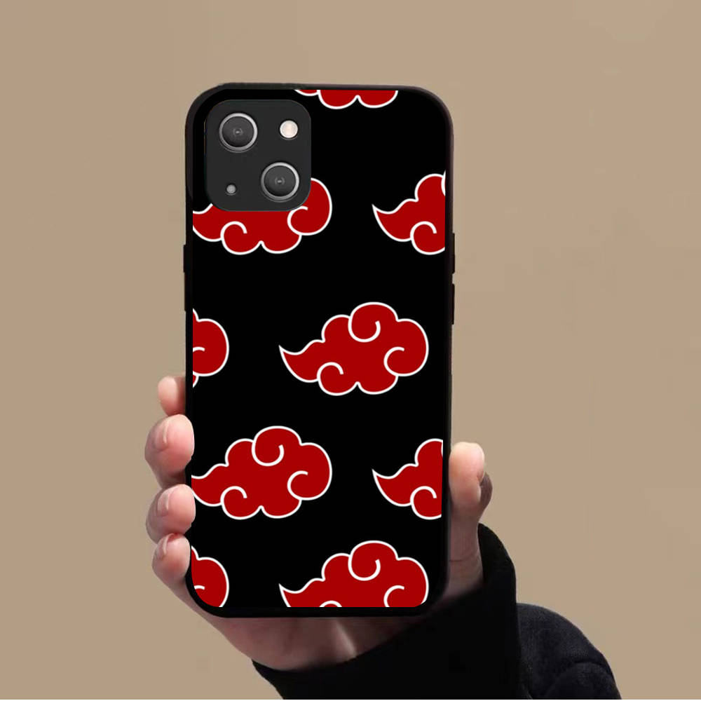 KK-2 Anime Naruto Soft Black Case for iPhone XR 14 15 11 12 13 6 7 8 X XS Pro Max Samsung S22 S23 S21 S24 FE Ultra S8 Plus