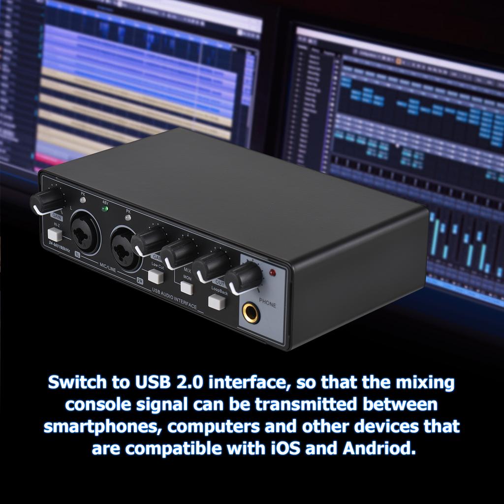 Профессиональный записывающий микрофон   Интерфейс   USB Type-C 5 В и данные   USB 2.0 Микшерная консоль Микрофон Звуковая карта