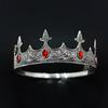 Vintage King Tiara Crown Antique Bronze Ancient Greece Tiara Prince Rhinestone Tiara  Women