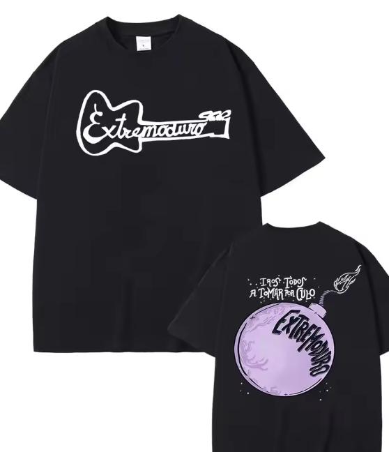 Summer New Music Style Printed Tshirt Suitable For Both Unisex And Unisexfashionable And Versatilebreathable Pure Cotton Tshirt