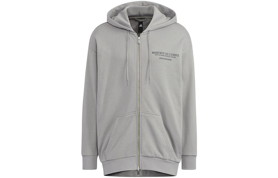 adidas Толстовка Мужская Светло-серая HZ7027