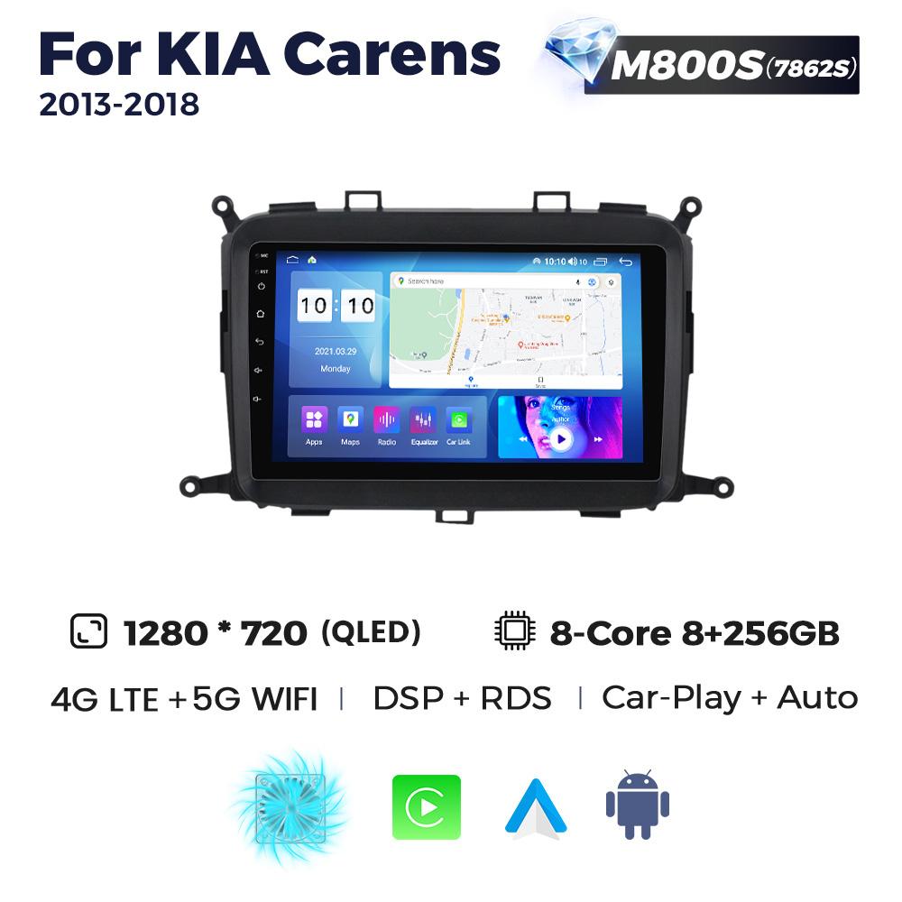 Автомобильное радио Navifly Android 13 для Kia Carens RP 3 III 2013-2019, мультимедийный видеоплеер, GPS, стерео, беспроводная система Carplay, автомобильные системы