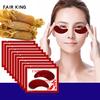 3pcs Anti-Puffiness Whitening Eye Mask Red Ginseng Dark Circles Eye Patches Face Care Mask Treatment Gel Moisturizing