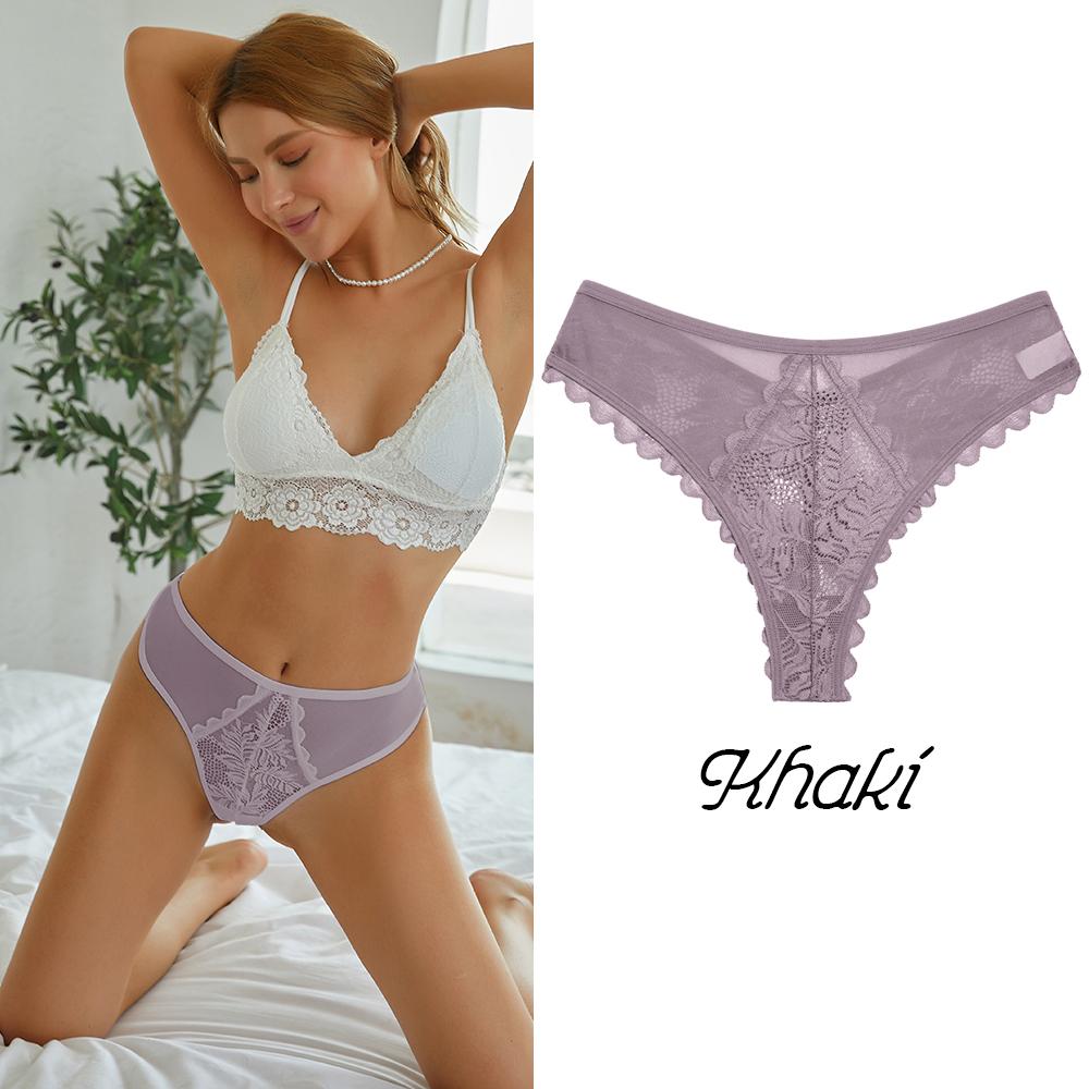 FINETOO Сексуальное удобное женское нижнее белье, кружевное нижнее белье, женские трусики, стринги с низкой талией, ажурные стринги, женские однотонные трусы