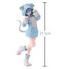 22CM Anime Remu Figure Rem Ram Cute Standing Pose Cat Ears Dresses Action Figure PVC Model Ramu Figurine Home Collection Gifts