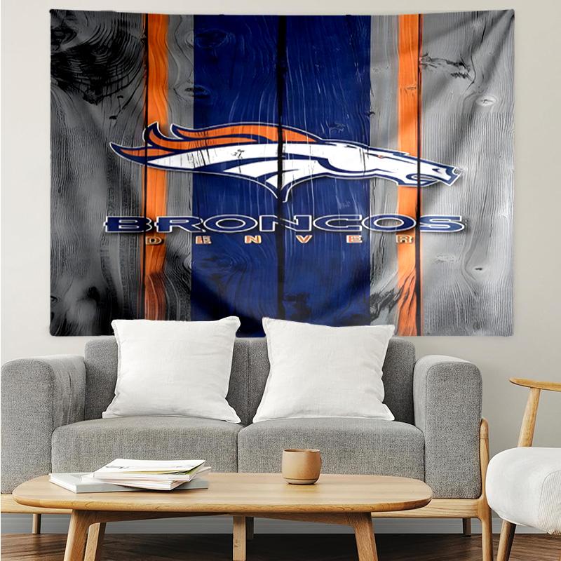 Denver Broncos Logo Tapestry Hanging for Bedroom,Livingroom, Playroom,Decor Art Room Wall Tapestry Holiday and Birthday Gifts
