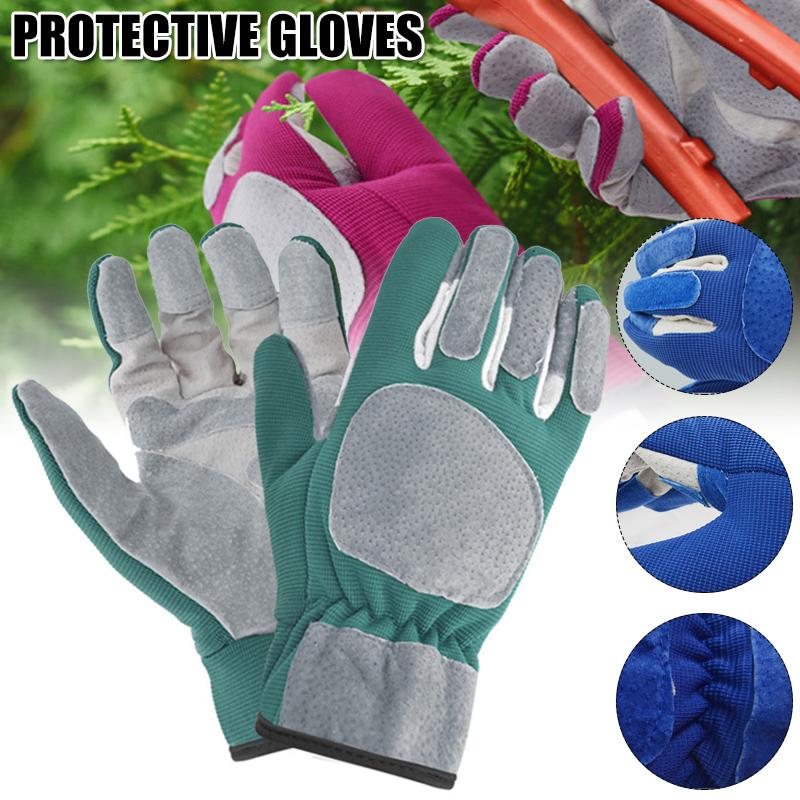 Long Gardening Gloves Rose slip-resistant Anti scratch cowhide Mesh breathability Garden Gloves for Unisex Work gloves