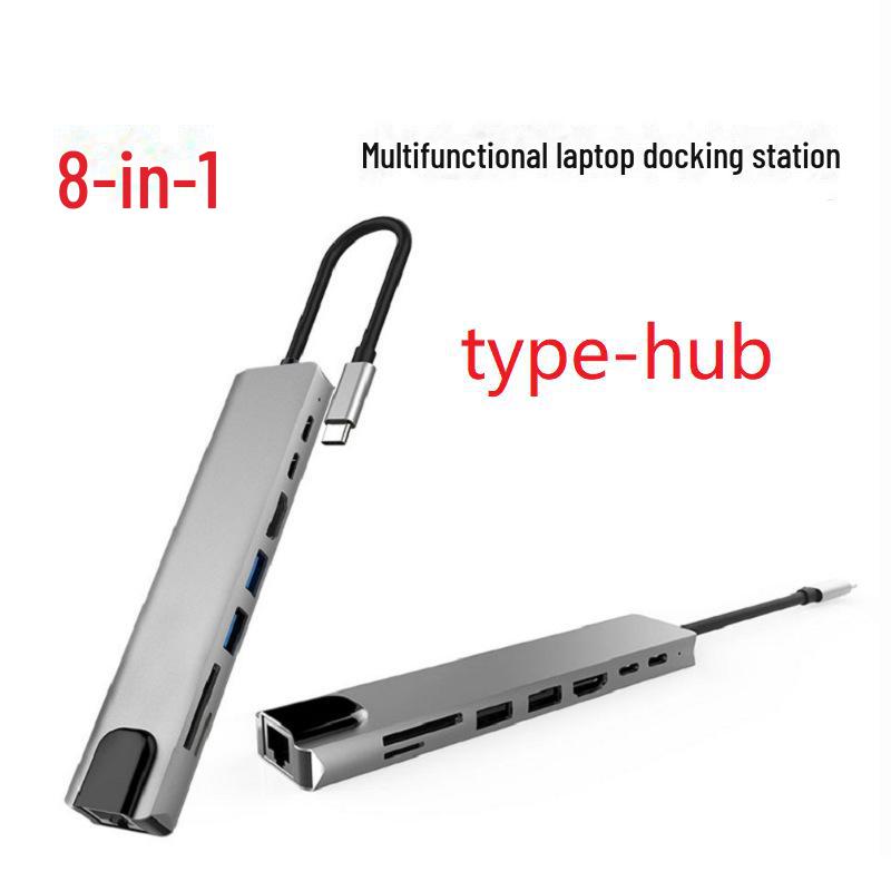 Док-станция расширения и конвертер 8-в-1 USB-C - HDMI 4K