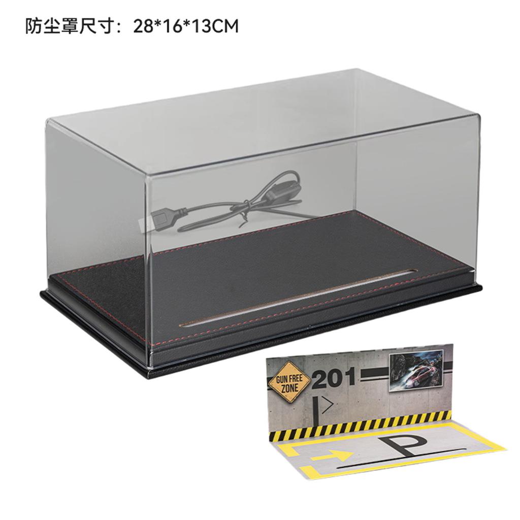 1:24 1:32 Scale Lighting Parking Lot Assembly Toy Diecast Alloy Model Car Garage DIY Scene Collection Display Toy Children Gift