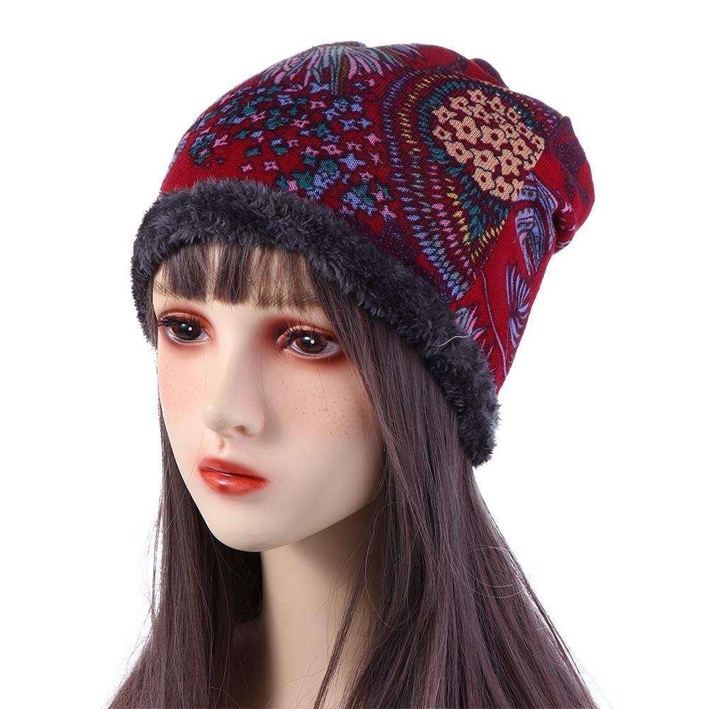 Cap Fashion Plus Velvet Multifunctional Soft Neck Warm Bib Hats Women Hat Beanie Velvet Bonnet