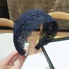 Anti-Slip Wide Lace Headband with Teeth - Korean Style