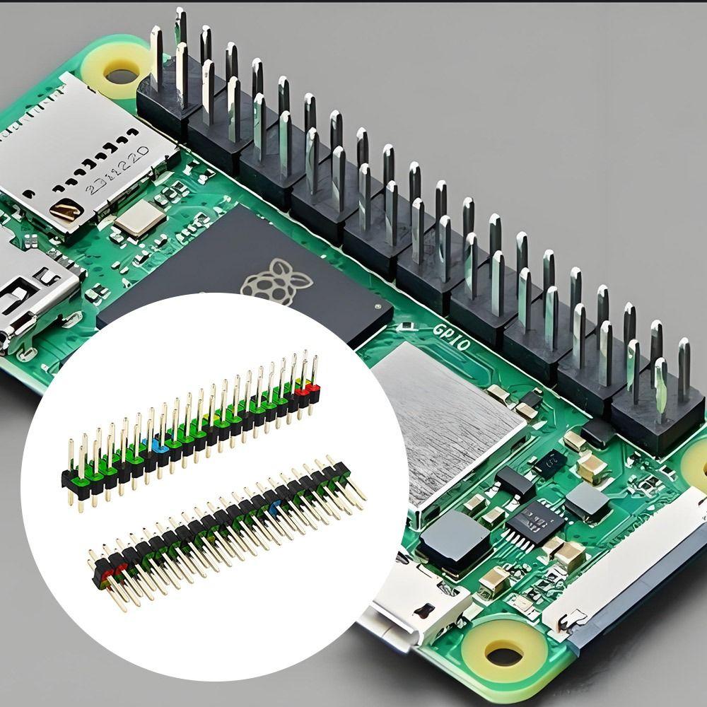 Цветной 40-контактный GPIO-разъем для Raspberry Pi zero/ Raspberry Pi zero W/ Raspberry Pi 2 W