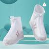 Mid-Calf Waterproof Non-Slip Zippered Rain Shoe Covers - Thickened, Wear-Resistant, Adult PVC Protection