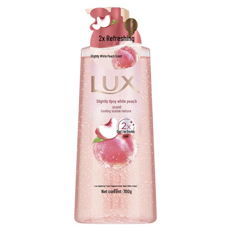 Lux Tipsy White Peach Bubble Body Wash