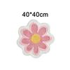 Cashmere Flower Shaped Carpet Anti-slip Rug Creative Floor Mat  Hoom Decor