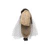 Brown Hat [serre-tete] Lace Bunny -Straw